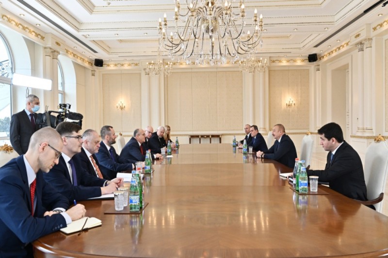 Prezident İlham Əliyev ATƏT sədrini qəbul etdi