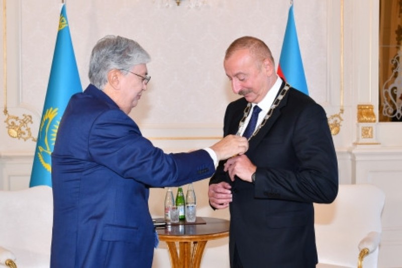 İlham Əliyev “Altın kıran” - “Qızıl qartal” ali ordeni ilə təltif olundu
