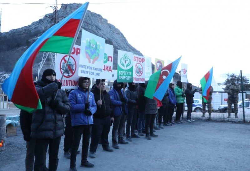 Laçın-Xankəndi yolunda aksiyanın 57-ci günüdür