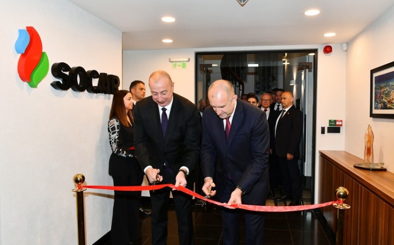 Prezident SOCAR-ın Bolqarıstandakı ofisinin açılışını etdi