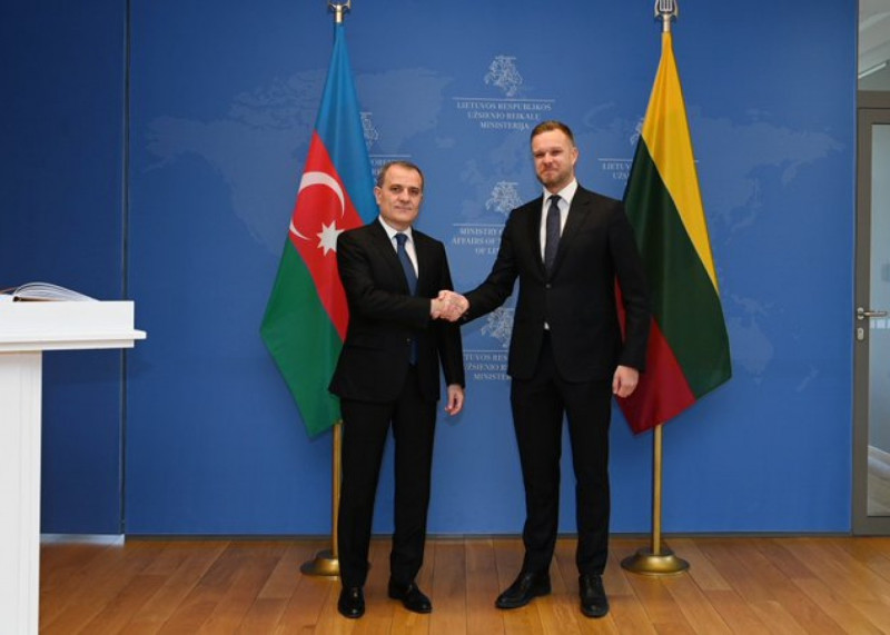 Ceyhun Bayramovla Landsberqis bu məsələləri müzakirə etdi