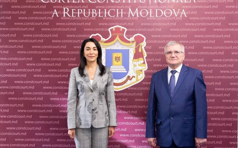 Ombudsman  Moldova Konstitusiya Məhkəməsinin sədri ilə görüşdü