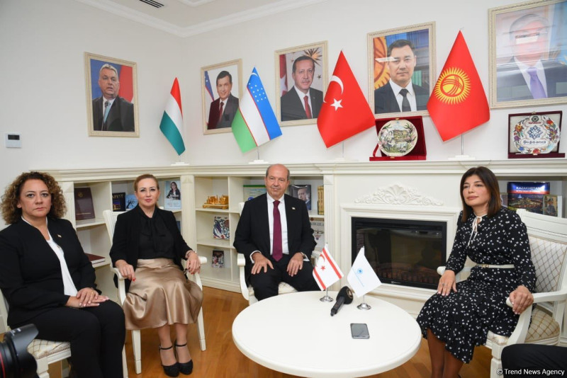 Şimali Kipr prezidenti Beynəlxalq Türk Mədəniyyəti və İrsi Fondunda olub