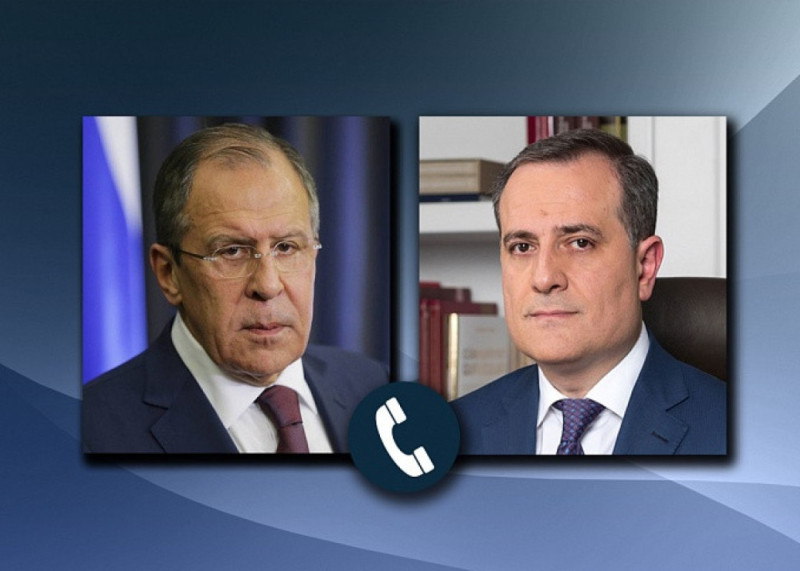 Lavrovla Ceyhun Bayramov arasında telefon danışığı olub
