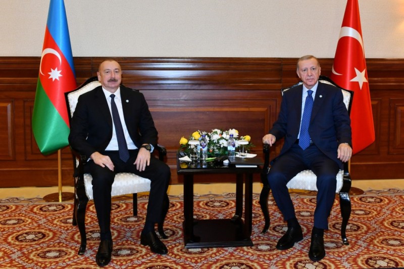 İlham Əliyev və Ərdoğan arasında görüş oldu -