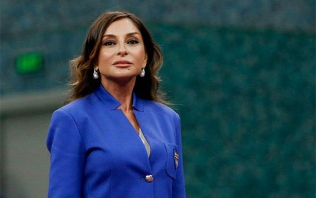 Mehriban Əliyeva “Fələstin üçün tək ürək” toplantısının iştirakçılarına