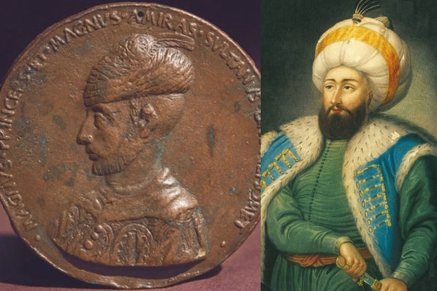 Fatih Sultan Mehmetin talisman medalyonu satışa çıxarıldı
