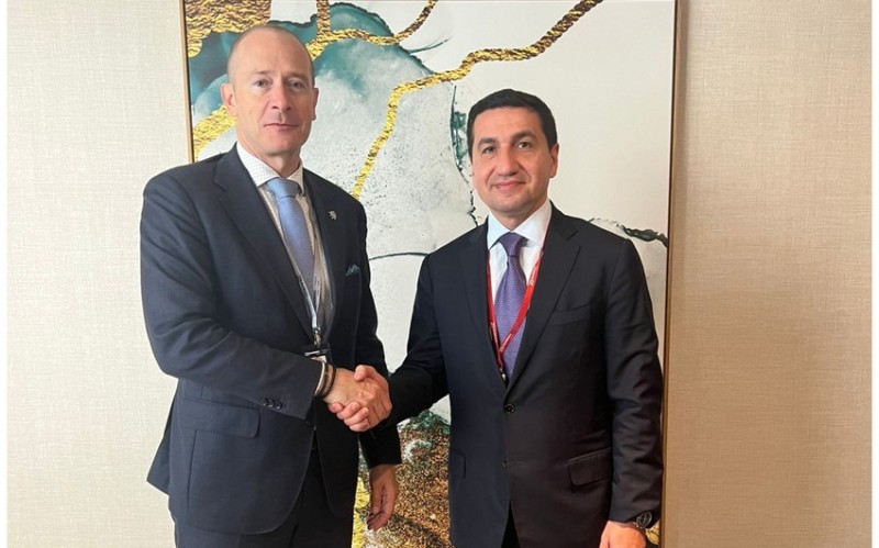 Hikmət Hacıyev Yaroslav Zajiçek ilə görüşüb