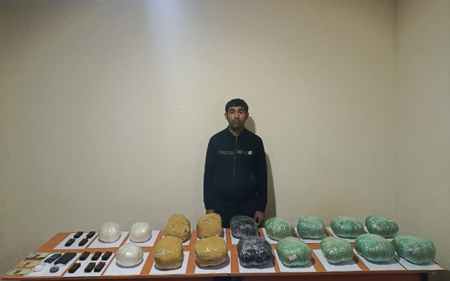 PUA ilə İrandan Azərbaycana narkotik keçirmək istədi -