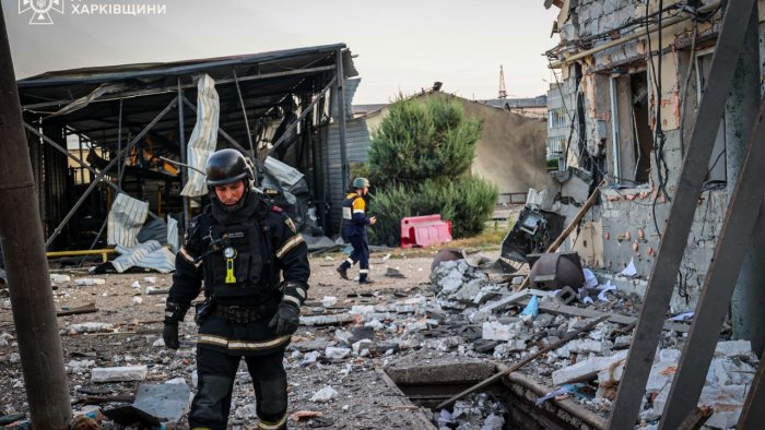 Rusiya Xarkova zərbələr endirib,