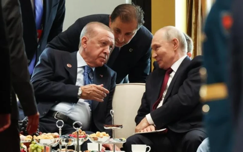 Ərdoğan Bişkekdə Putinlə görüşündən danışdı